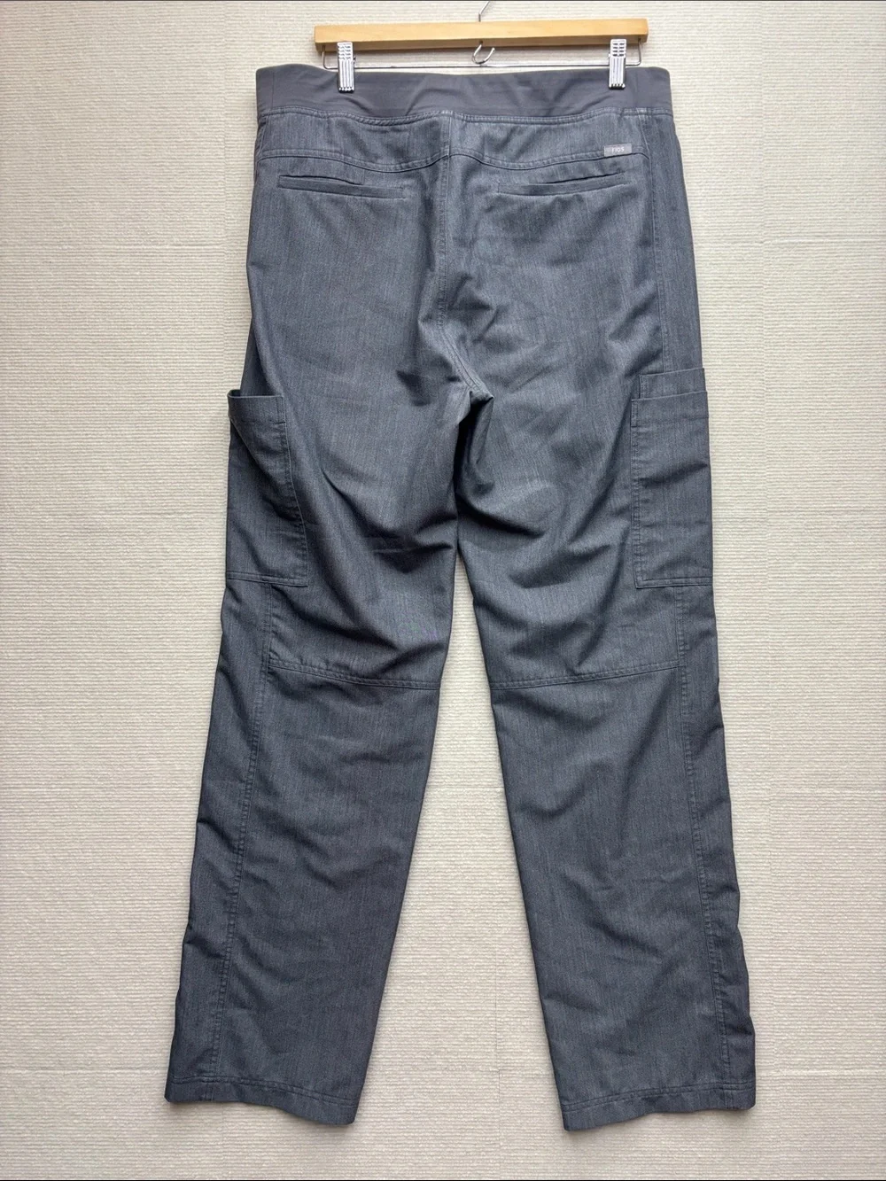 Figs | XL Men's Charcoal Gray Drawstring Utility Pants scrub